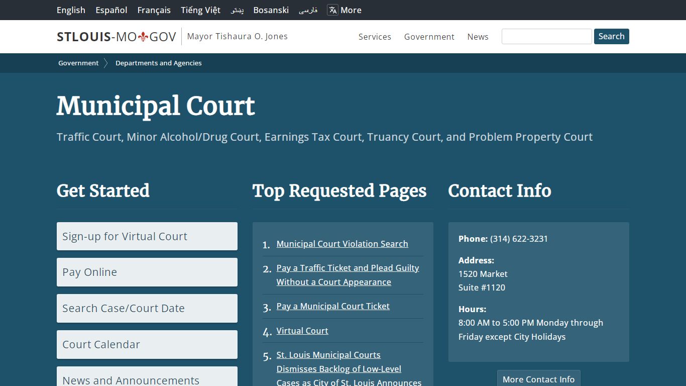 Municipal Court - St. Louis
